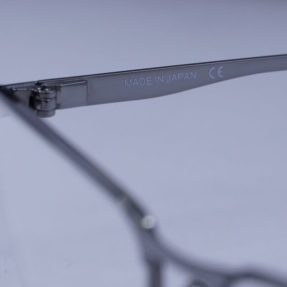 Montblanc MB0107O 002 Rectangle Eyeglasses 56mm – Ruthenium - Picture 9 of 11